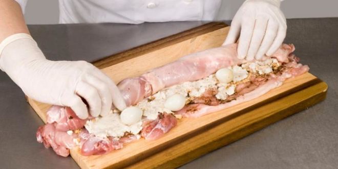 Рецепт рулет из кролика