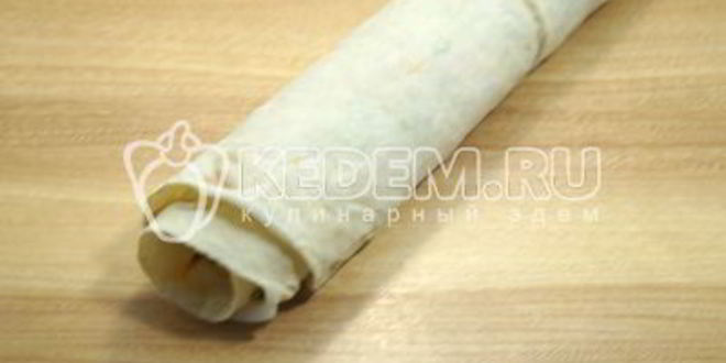 Рецепт рулет из лаваша с курицей