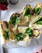 Рулет из лаваша со шпротами