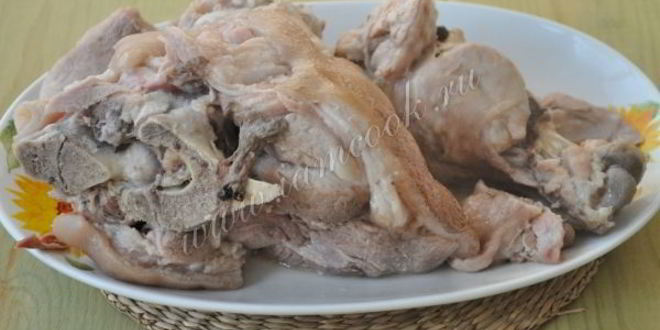 Рецепт рулет из рульки к рождеству