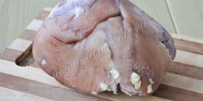 Рецепт рулет из рульки к рождеству