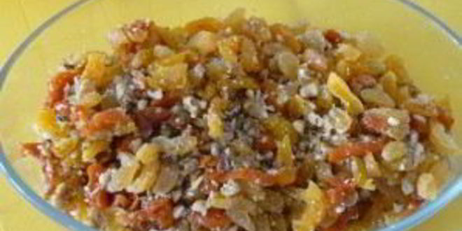 Рецепт рулет из сухофруктов и орехов