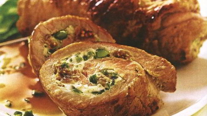 Рецепт Рулет из свинины в фольге