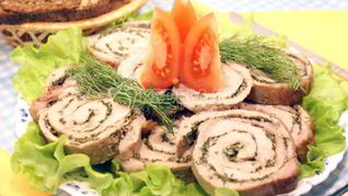 Рецепт Рулет из свинины