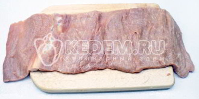 Рецепт рулет из свинины