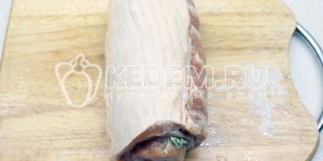 Рецепт рулет из свинины