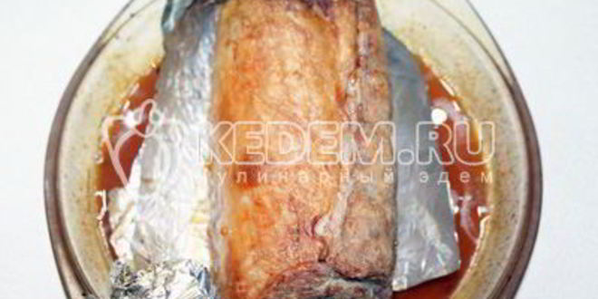 Рецепт рулет из свинины