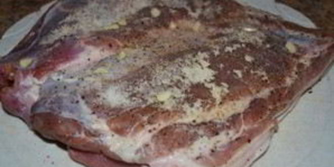 Рецепт рулет из свиной брюшины