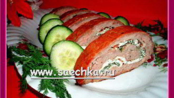 Рецепт Рулет с белковым омлетом