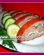 Рулет с белковым омлетом