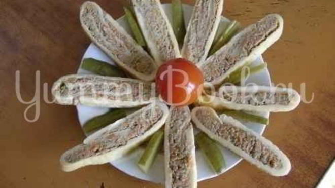 Рецепт Рулет с паштетом печени индейки