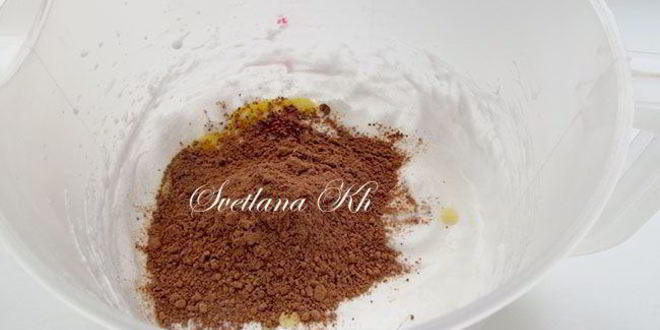 Рецепт рулет с шоколадным узором