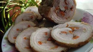 Рецепт Рулетик из подчеревка