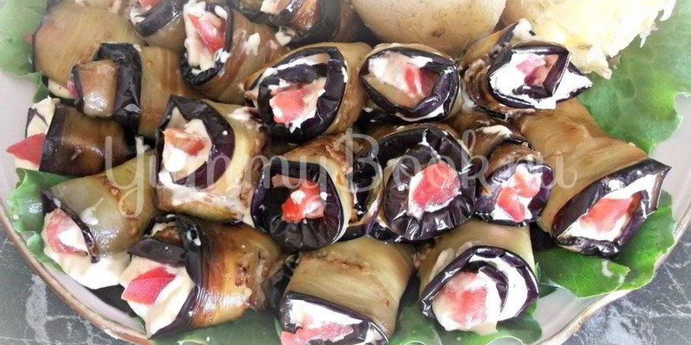 Как приготовить рулетики баклажанные