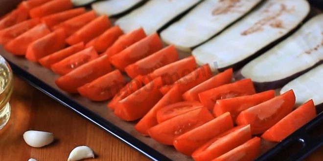 Рецепт рулетики из баклажанов с грецкими орехами