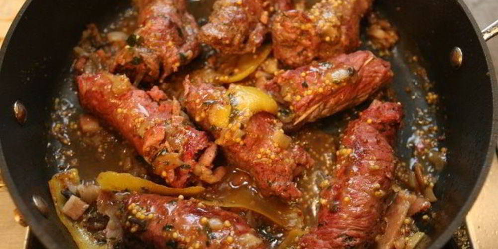 Как приготовить рулетики из говядины