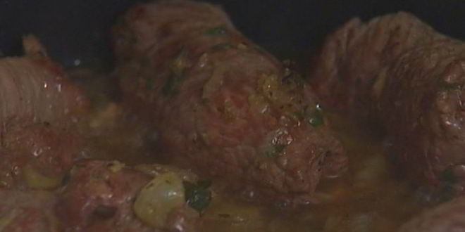 Рецепт рулетики из говядины