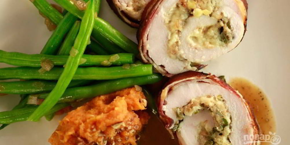 Как приготовить рулетики из индейки