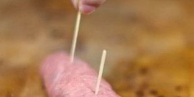 Рецепт рулетики из телятины