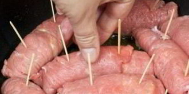 Рецепт рулетики из телятины