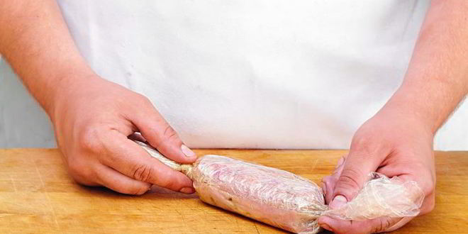 Рецепт рулетики из цесарки с грибами