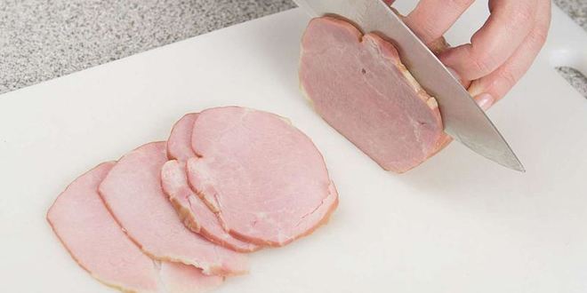 Рецепт рулетики из ветчины