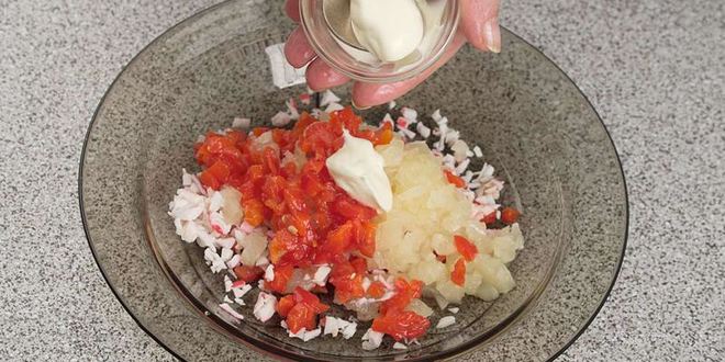 Рецепт рулетики из ветчины