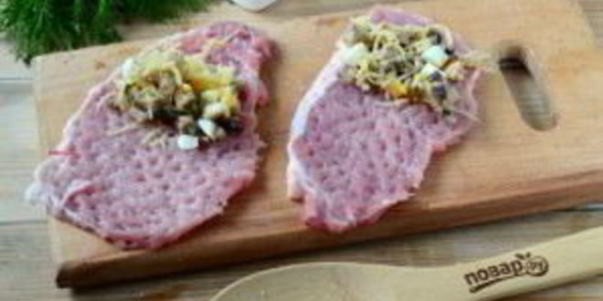 Рецепт рулетики мясные к праздничному столу