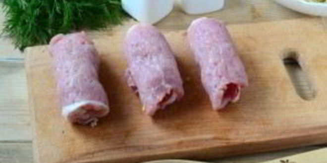 Рецепт рулетики мясные к праздничному столу