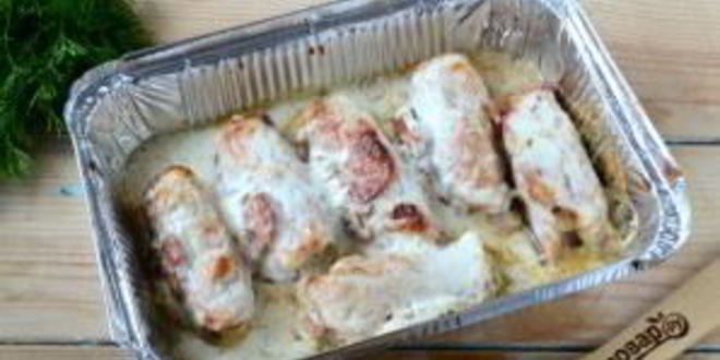 Рецепт рулетики мясные к праздничному столу