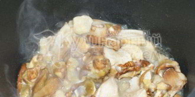 Рецепт рулетики с грибами