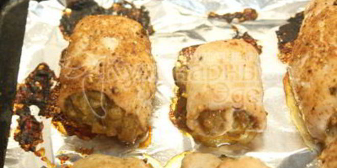 Рецепт рулетики с грибами