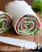 Рулетики с семгой