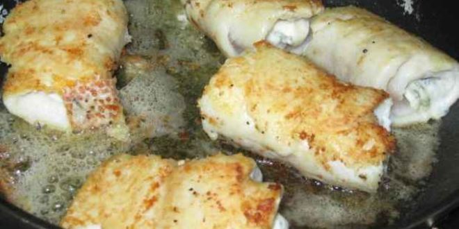 Рецепт рулеты рыбные с гарниром