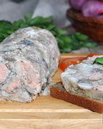 Рыбный рулет горячего копчения в духовке