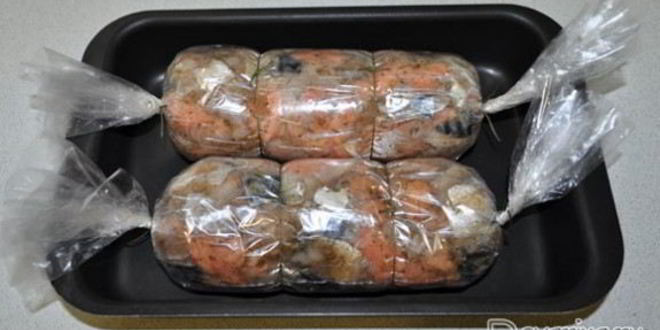 Рецепт рыбный рулет горячего копчения в духовке