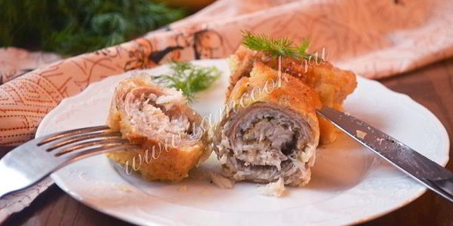 Рецепт рыбные рулетики из хека