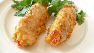 Рецепт Рыбные рулетики с овощной начинкой