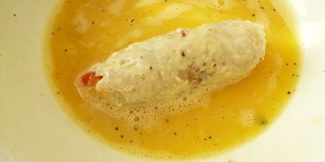 Рецепт рыбных рулетиков с овощного начинкого