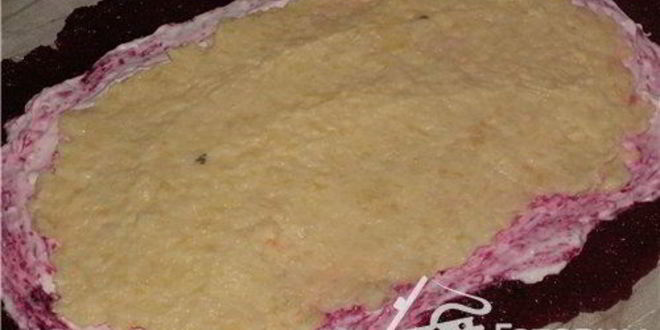 Рецепт салат-рулет селедка под шубкой