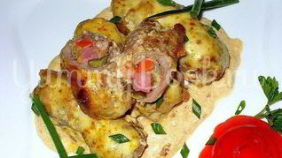 Рецепт Свиные рулетики Король-королевич