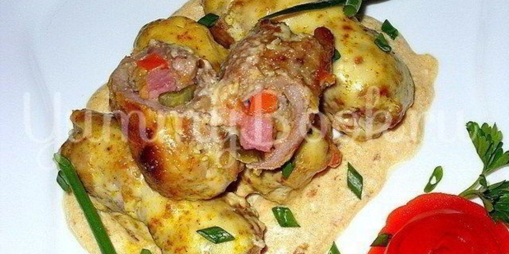 Как приготовить свиные рулетики король-королевич