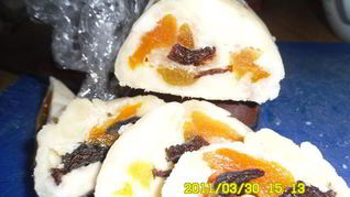 Рецепт Сырный рулет Сухофруктик