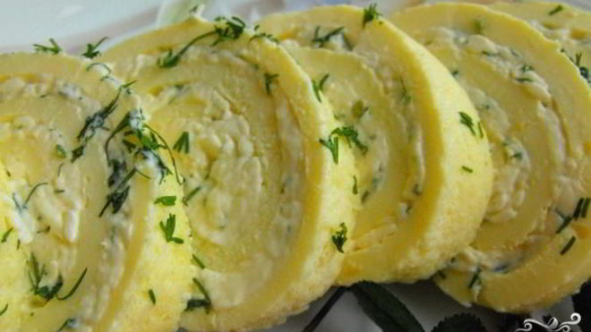 Рецепт Сырный рулет