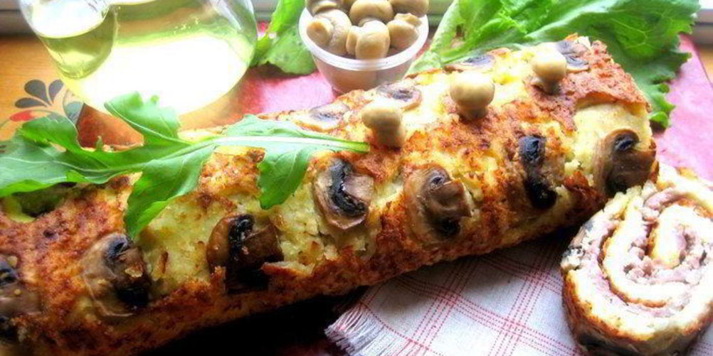 Как приготовить сытный мясной рулет