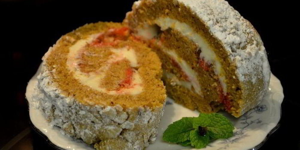 Как приготовить тыквенный рулет