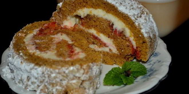 Рецепт тыквенный рулет