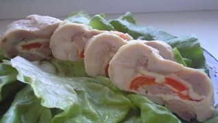 Рецепт Закусочный куриный рулетик