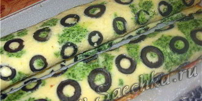 Рецепт закусочный рулет фантазия