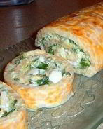 Закусочный рулет из кальмаров